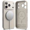 Etui Ringke Silicone Magnetic do iPhone 17 Pro – Stone (MagSafe) Szare